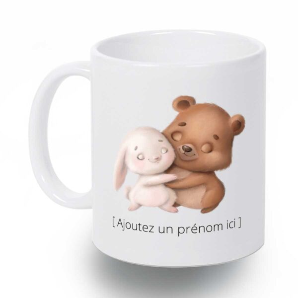 L’ami aime en tout temps - Tasse PERSONNALISABLE