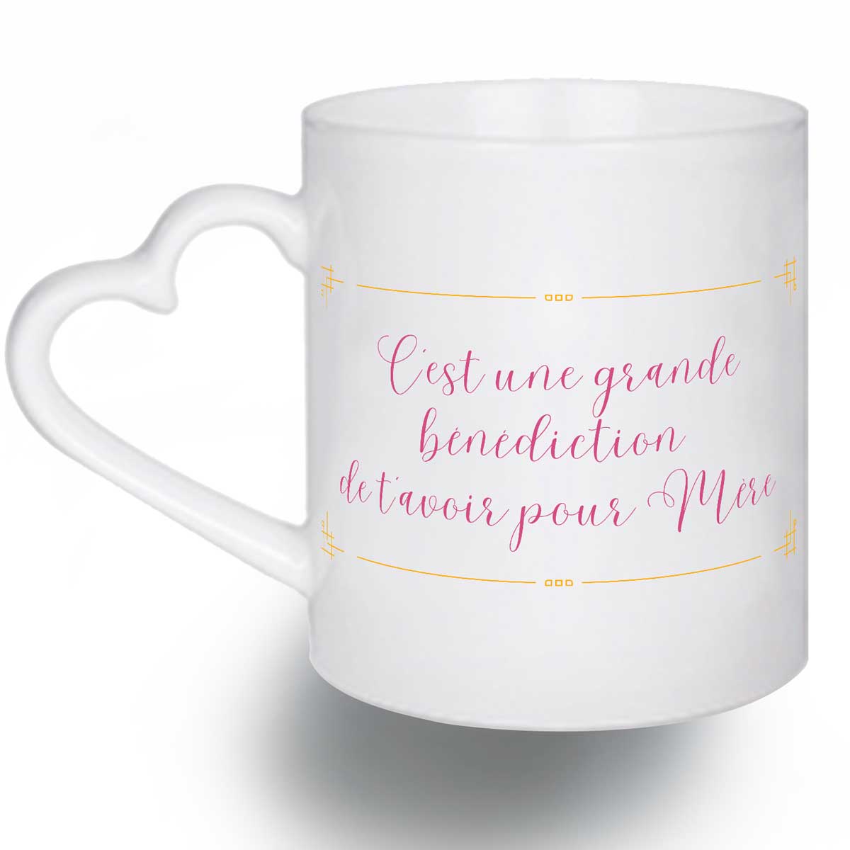 Comme une mère - Tasse Cœur PERSONNALISABLE