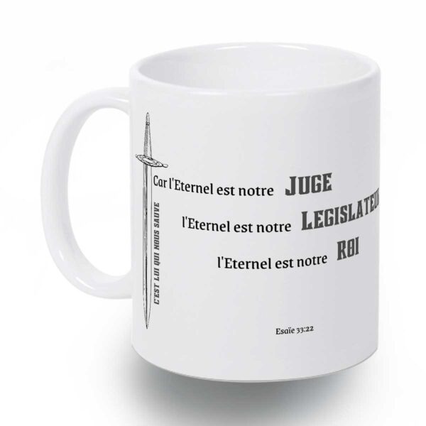 Juge, Législateur, Roi - Tasse