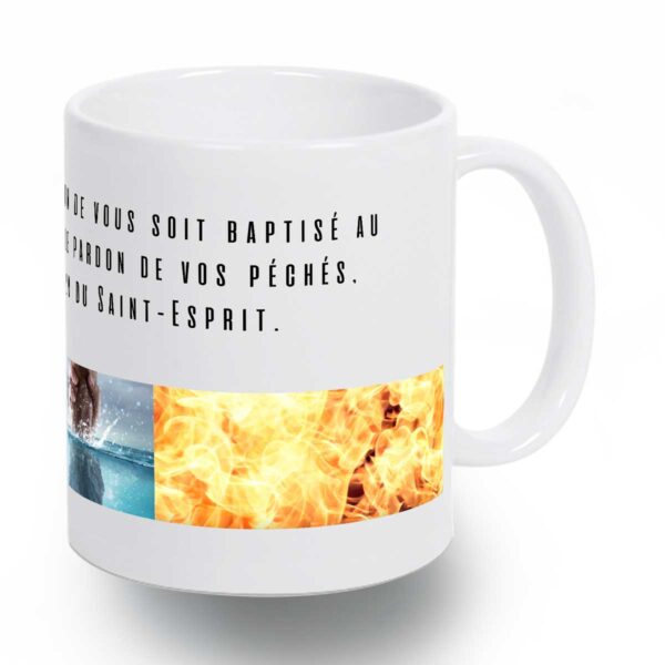Actes 2:38 - Tasse Repentance Baptême