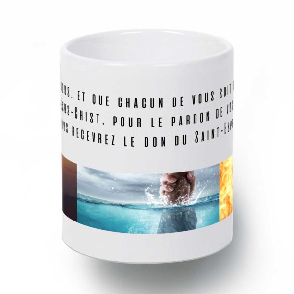 Actes 2:38 - Tasse Repentance Baptême