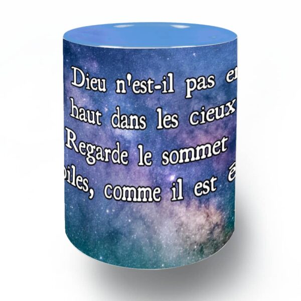 Dieu en haut dans les cieux - Tasse