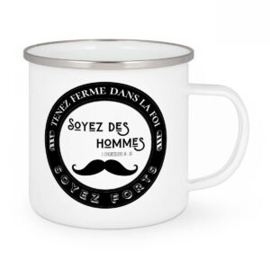 Soyez des hommes - Tasse Emaillée