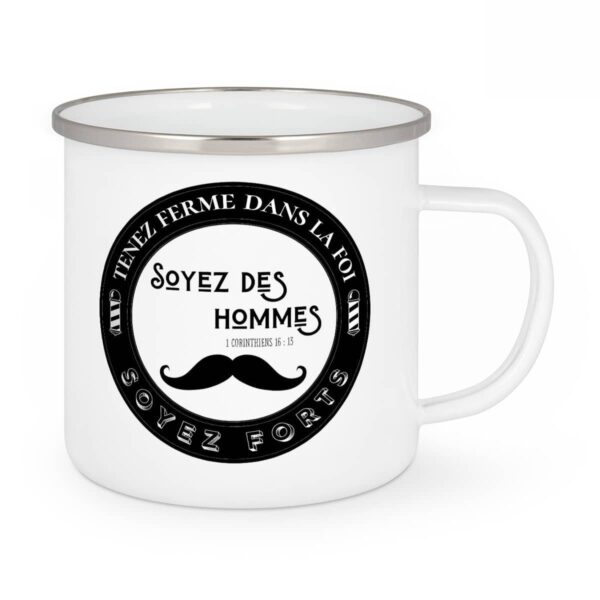 Soyez des hommes - Tasse Emaillée